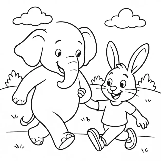 I Can Do It Children's Coloring Page
