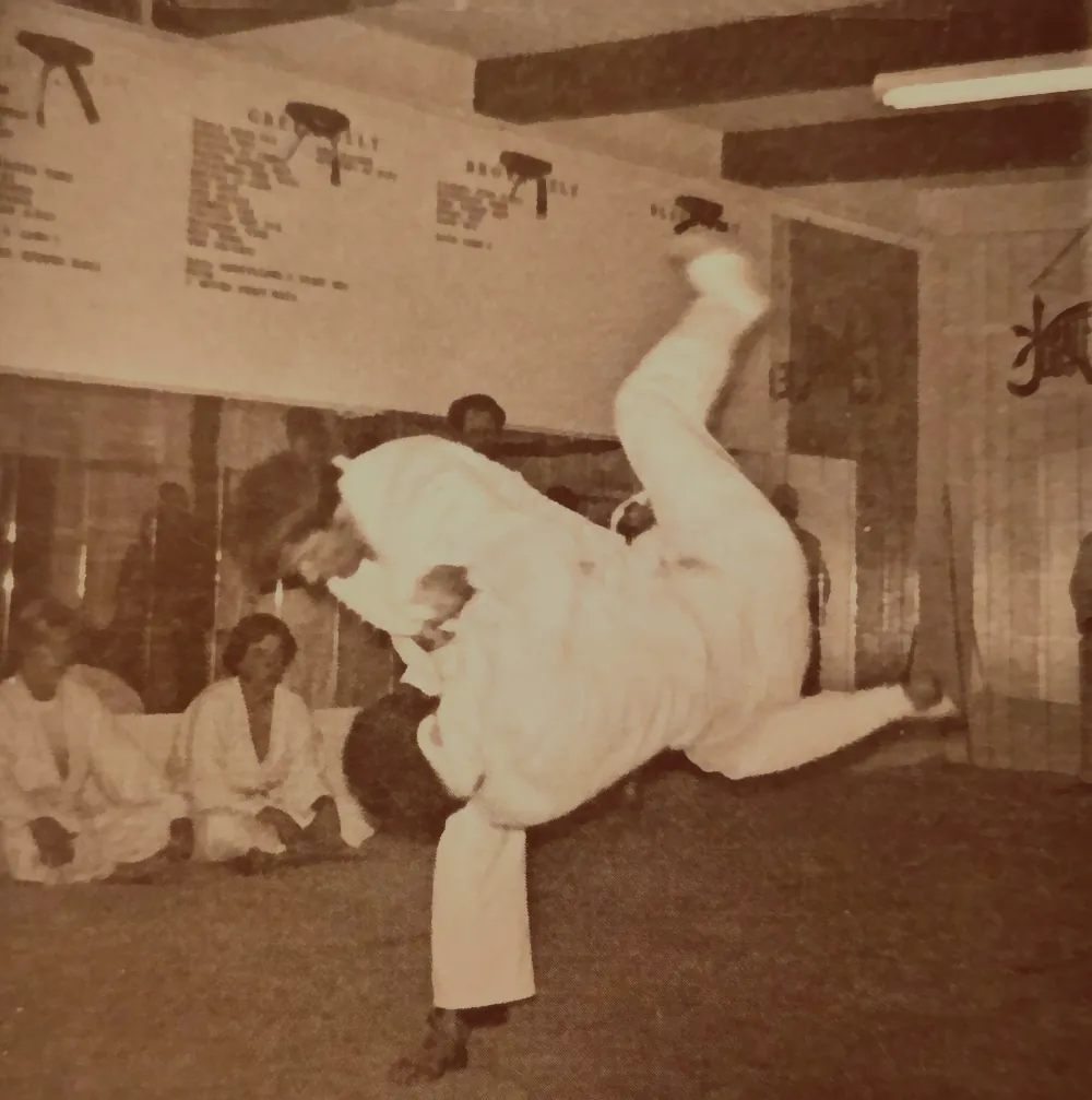Sensei Kirk Ellis at his Kenju Dojo Sensei Kirk Ellis at his Kenju Dojo