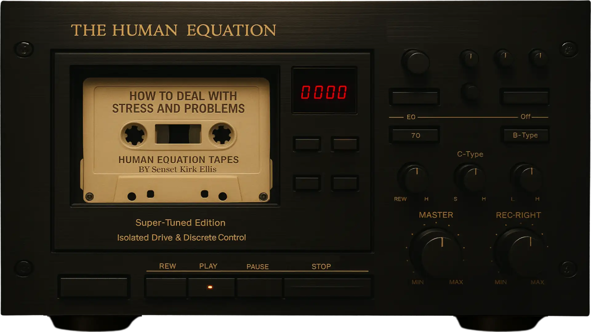 How To Deal With Stress And Problems Cassette Deck