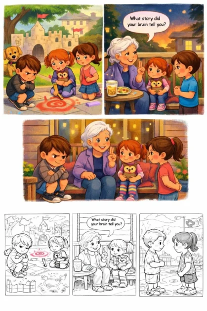 The Friendship Fix Coloring Pages