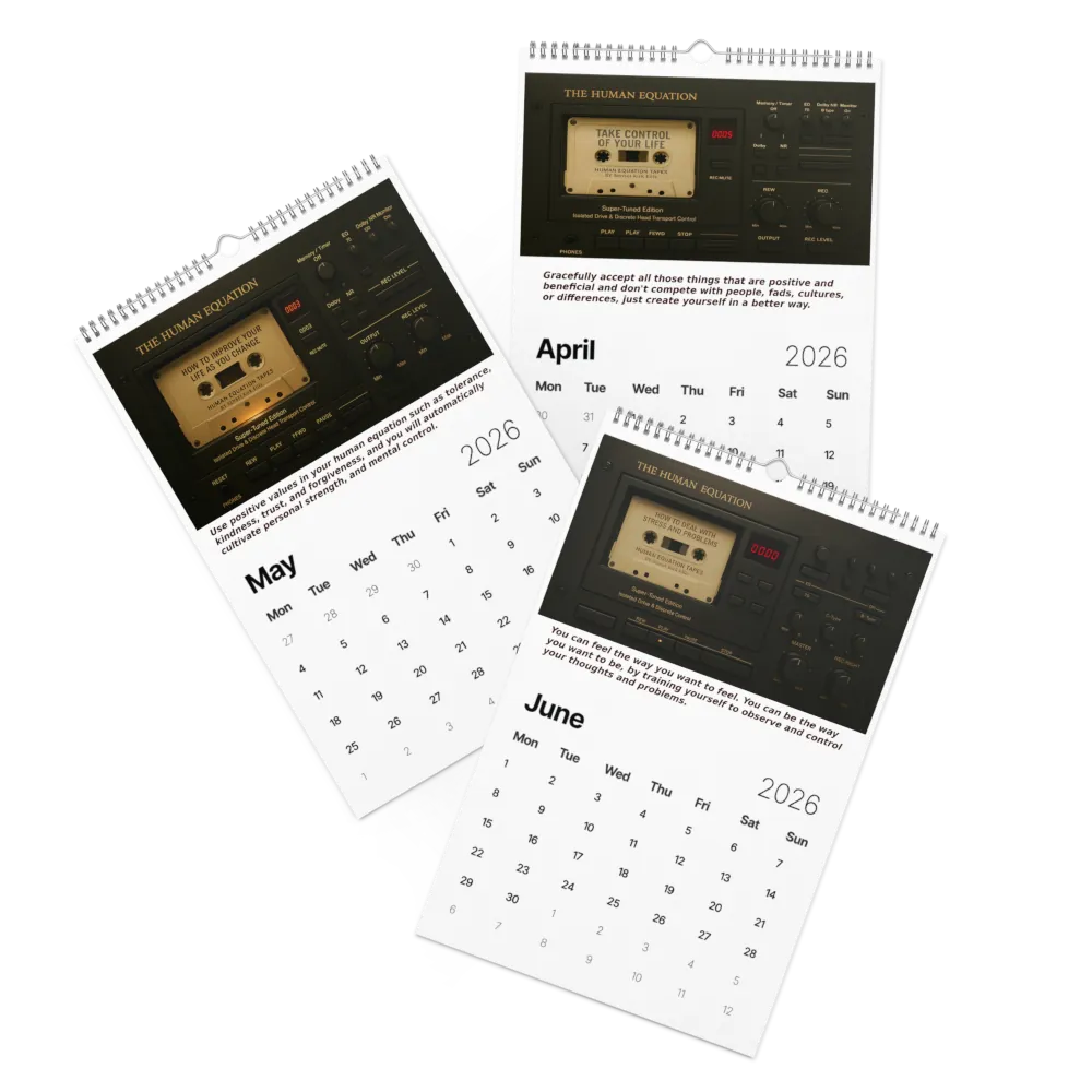 Human Equation Wall Calendar 2026